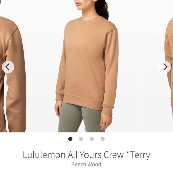 lululemon athletica Tops - Lululemon All Yours Crew *Terry Beech Wood